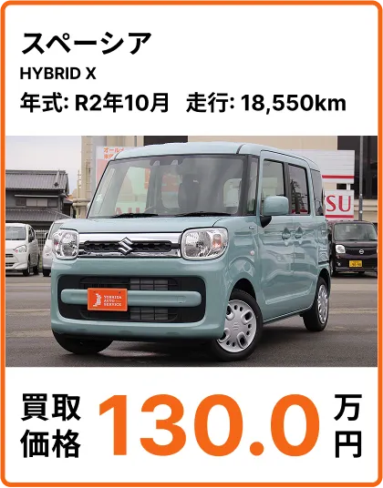 スペーシア HYBRID X 高価買取